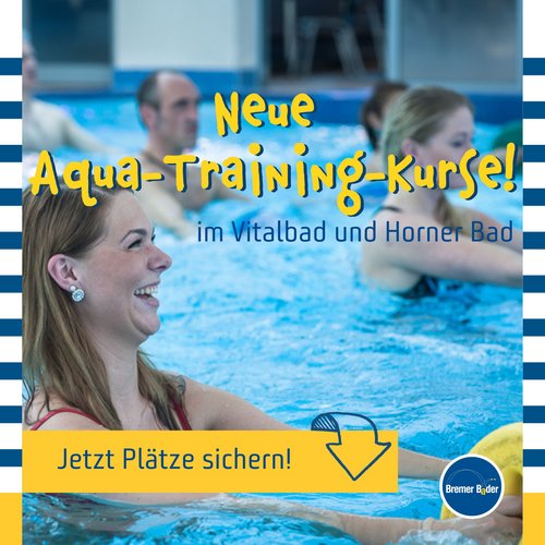 Wir haben neue Aqua-Training-Kurse für euch 💪! Im Vitalbad könnt ihr donnerstags nun auch Aqua-Fitness,...